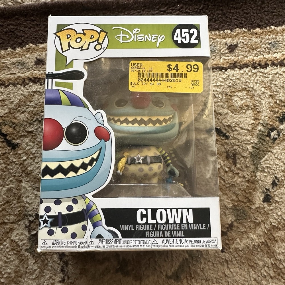 Funko POP! Disney The Nightmare Before Christmas Clown 25th Anniversary‎ Vaulted